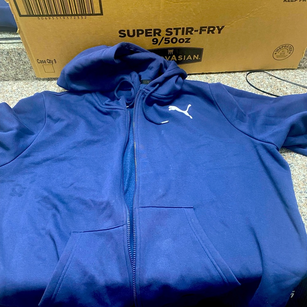 XXL Blue Puma Jacket
